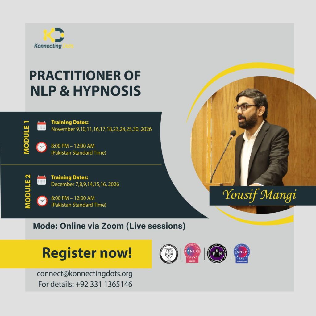 Flyer for Practitioner of NLP and Hypnosis (Triple Certification)
